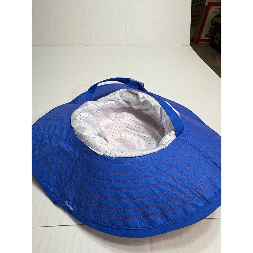 Disney Junior Bucket Hat Kids 3T Red Blue Mickey Mouse Graphic Sun‎ Hat